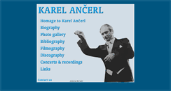 Desktop Screenshot of karel-ancerl.com